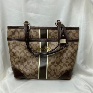 Coach Signature coated canvas